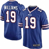 Nike Men & Women & Youth Bills #19 Williams Blue Team Color Game Jersey,baseball caps,new era cap wholesale,wholesale hats